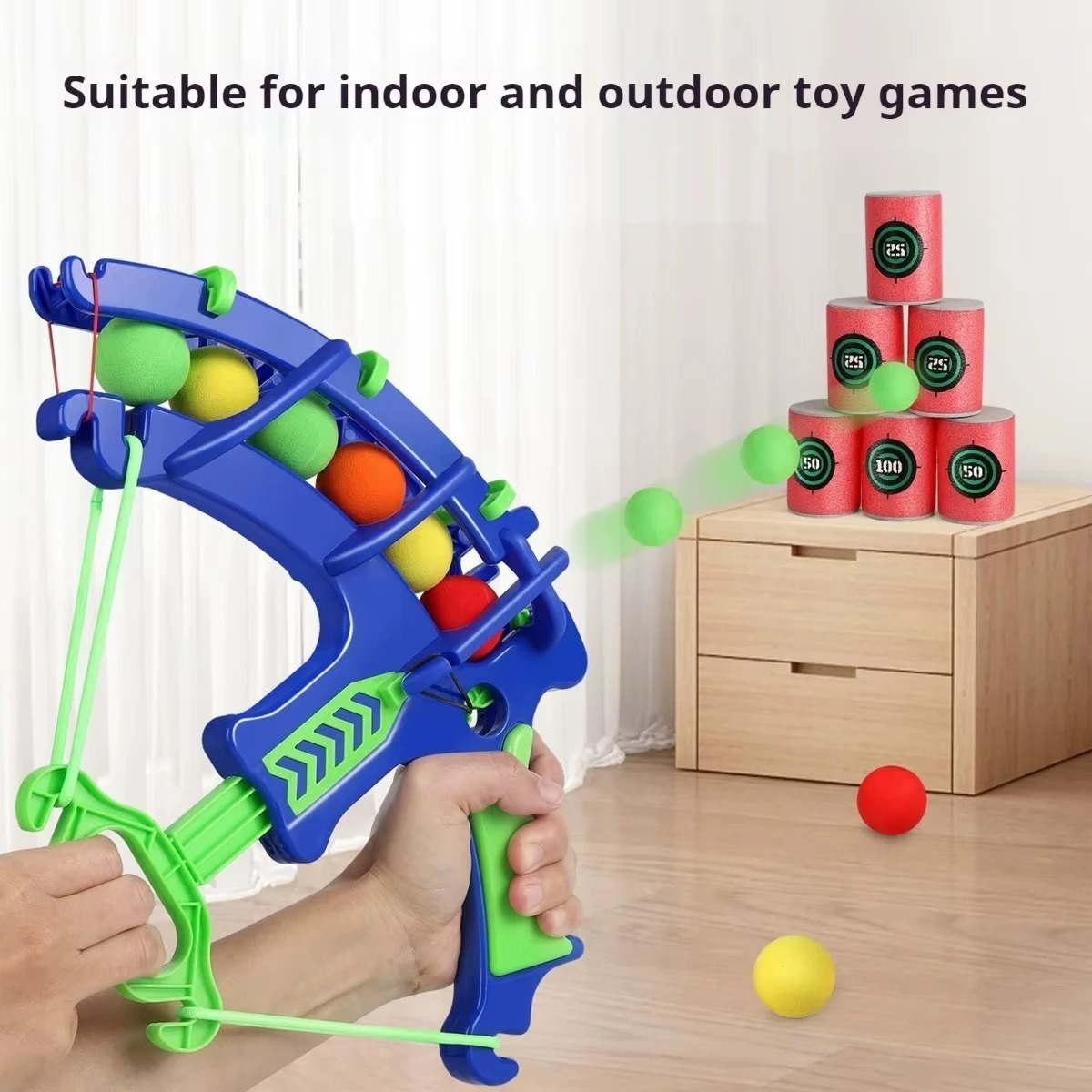 Outdoor Sport Games For Kids - 投げスポーツスリングショットターゲットバブルガンソフトボール子供のおもちゃ自動石鹸ブロワー屋外パーティーゲーム子供男の子の誕生日プレゼント