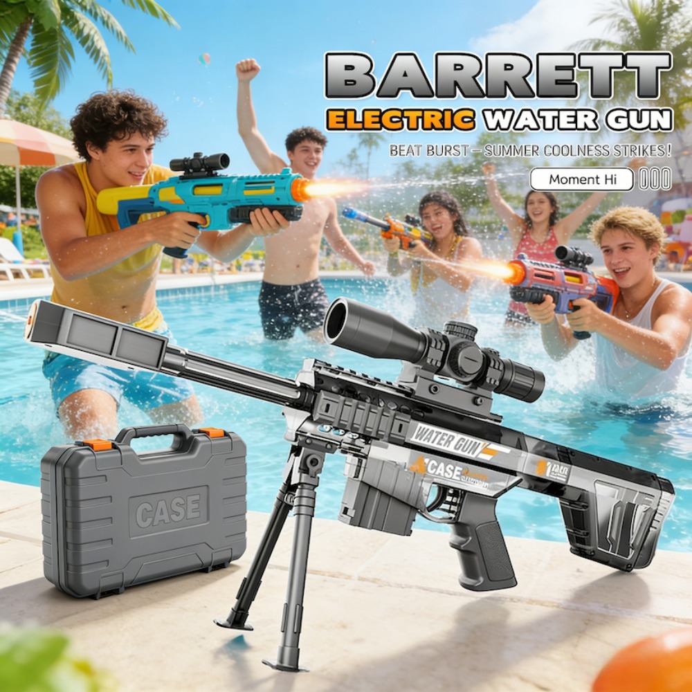 Outdoor Sport Games For Kids - 電動自動スナイパーウォーターガンおもちゃ夏の屋外ビーチ射撃ゲーム水の戦いゲームおもちゃ子供のためのギフト