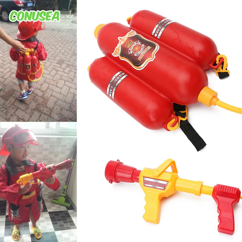 消防バックパック水鉄砲大容量消防士水鉄砲引き出し撮影夏のプー - Outdoor Sport Games For Kids のレビューと価格