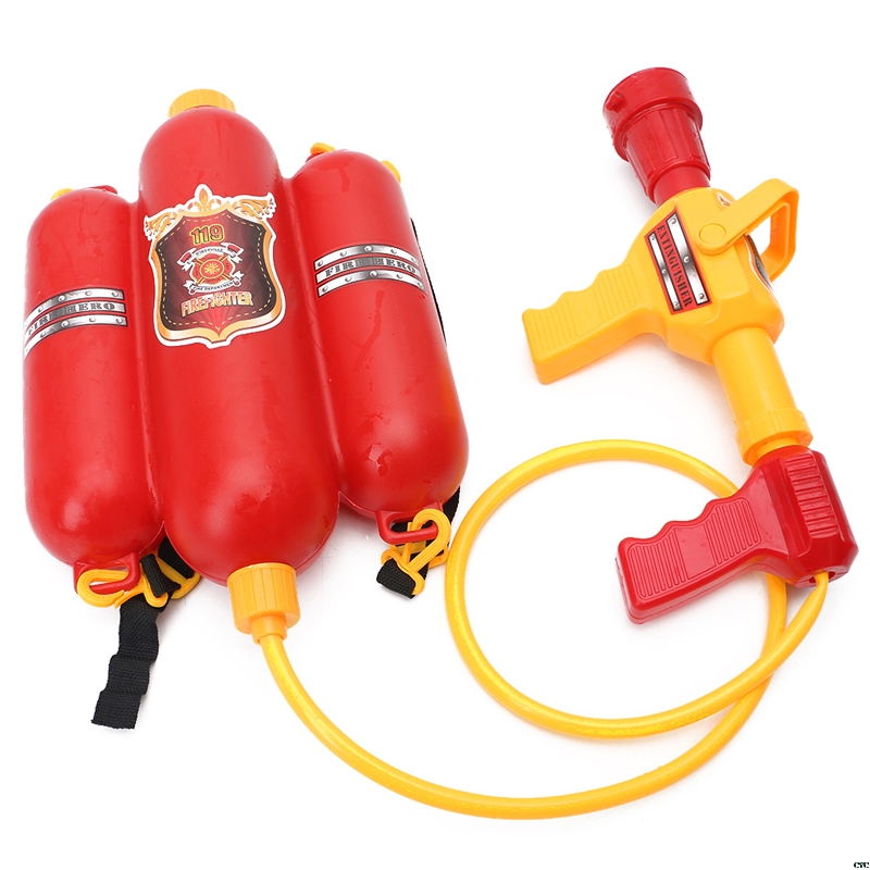 消防バックパック水鉄砲大容量消防士水鉄砲引き出し撮影夏のプー - Outdoor Sport Games For Kids のレビューと価格
