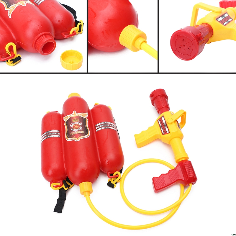 消防バックパック水鉄砲大容量消防士水鉄砲引き出し撮影夏のプー - Outdoor Sport Games For Kids のレビューと価格