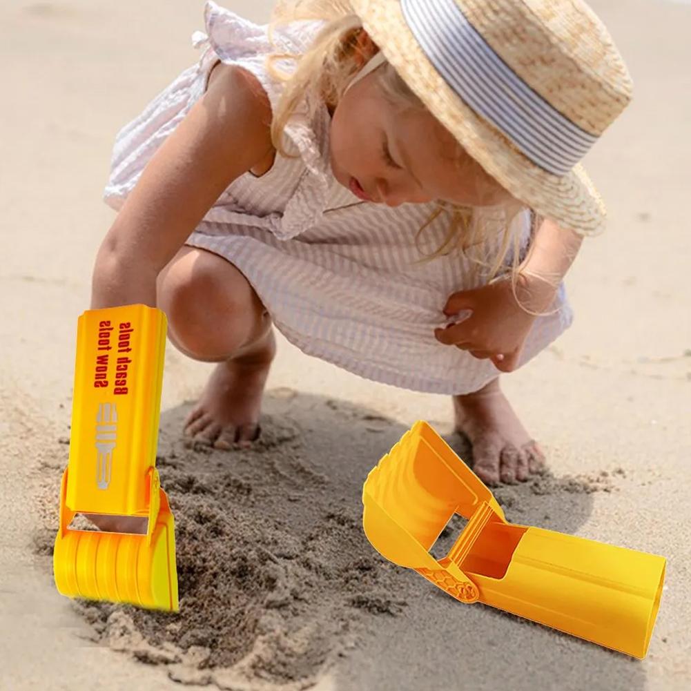 1/3個入り掘削機型砂浜雪遊び子供用ビーチトイシャベルツール - Outdoor Sport Games For Kids のレビューと価格