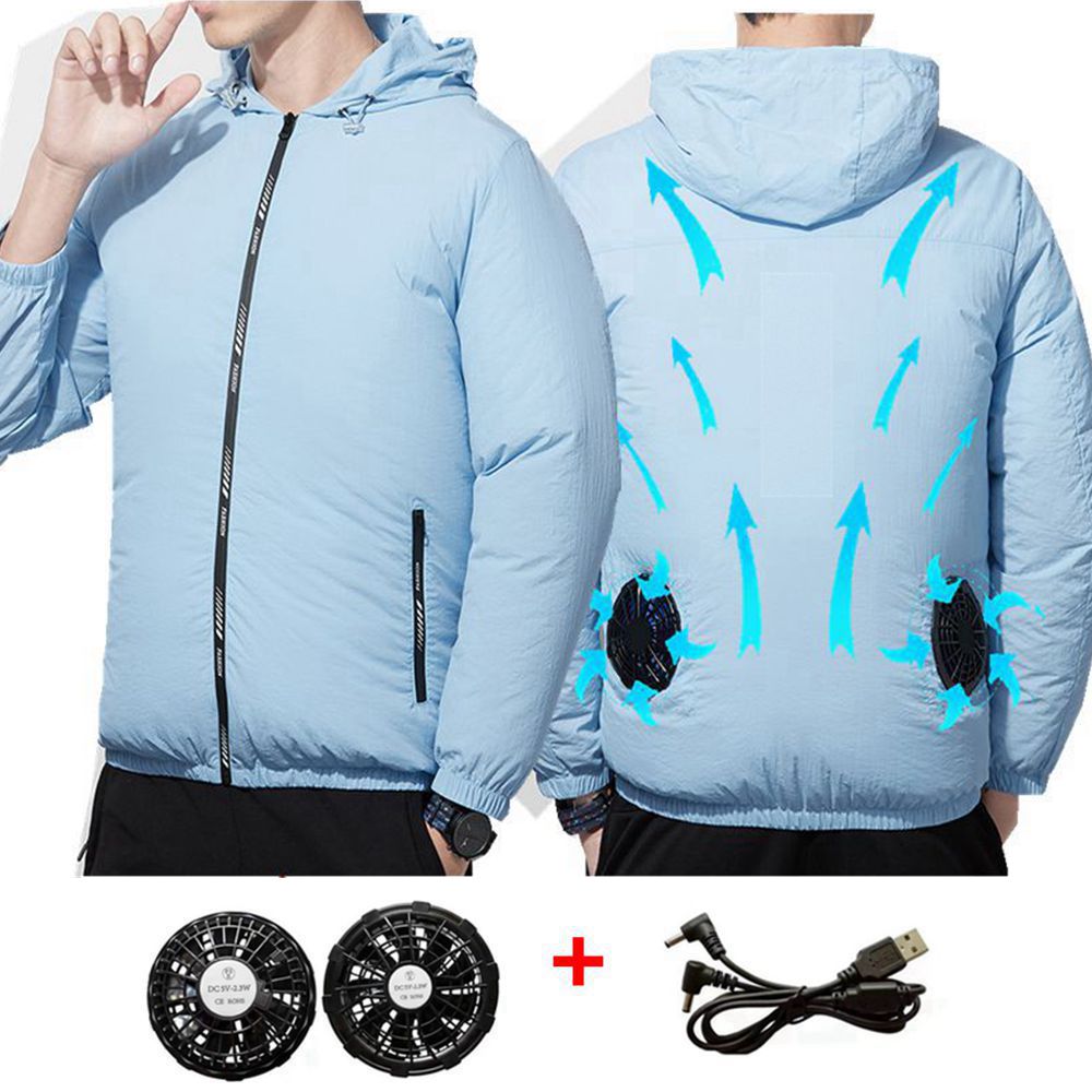 夏のスポーツファンエアコンクール男性女性旅行超軽量ブランド屋 - Outdoor Sport Brand Jacket のレビューと価格